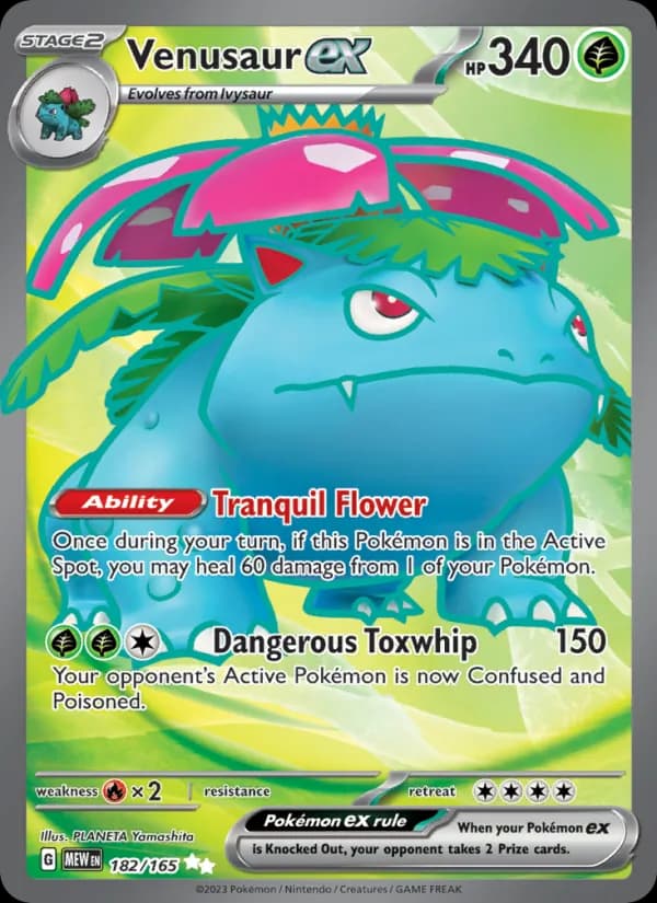 Venusaur ex — 151, Ultra Rare