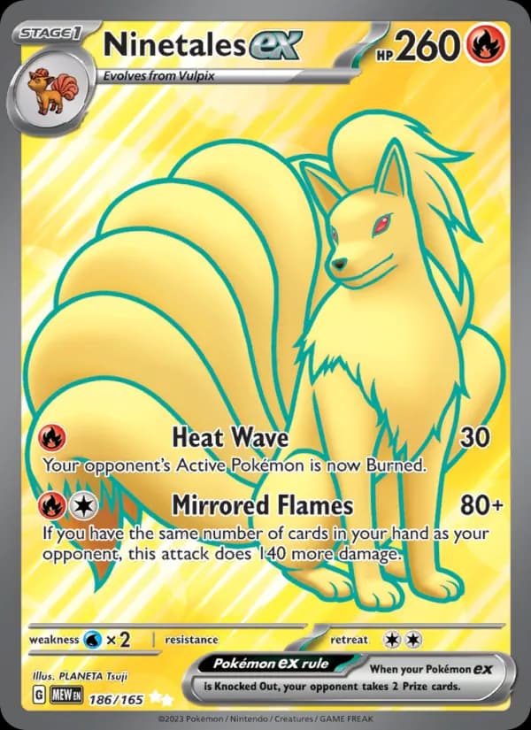 Ninetales ex — 151, Ultra Rare