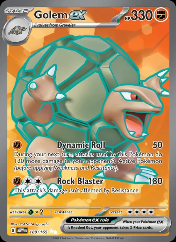 Golem ex — 151, Ultra Rare