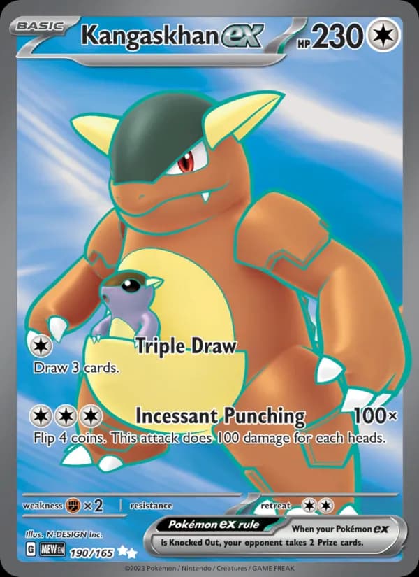 Kangaskhan ex — 151, Ultra Rare