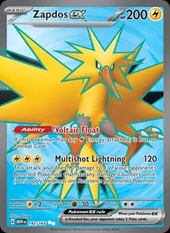 Zapdos ex — 151 — Ultra Rare