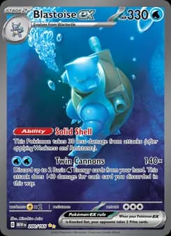 Blastoise ex — 151