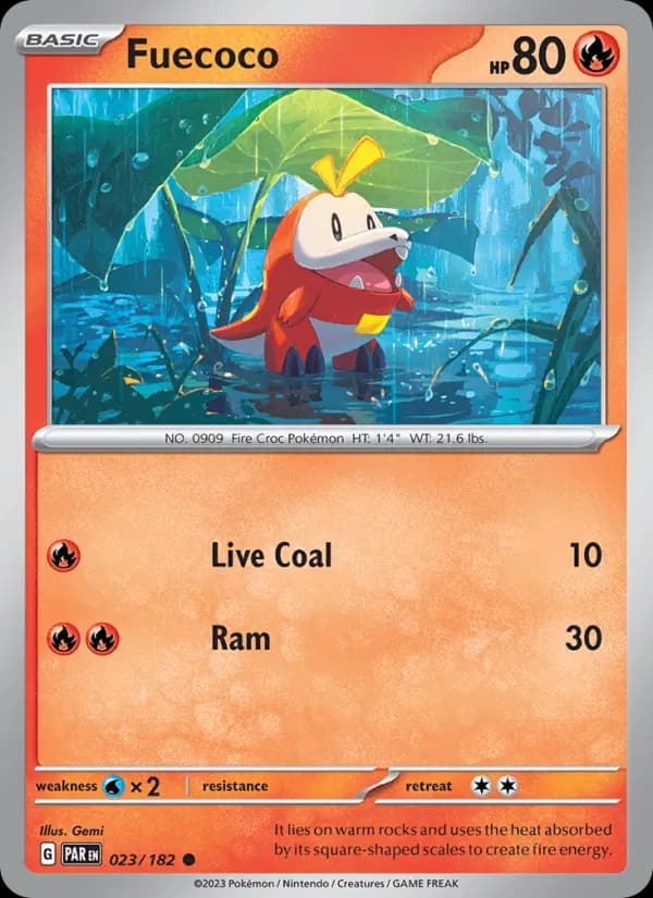 Fuecoco — Paradox Rift, Common