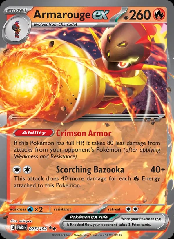 Armarouge ex — Paradox Rift, Double rare