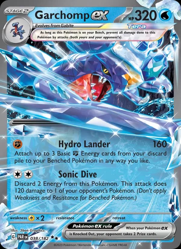 Garchomp ex — Paradox Rift, Double rare