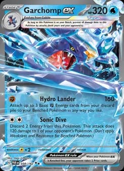 Garchomp ex — Paradox Rift — Double rare