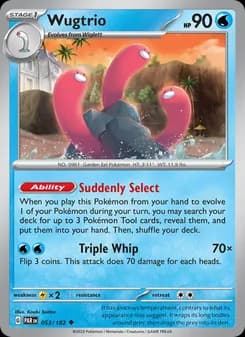Wugtrio — Paradox Rift — Uncommon