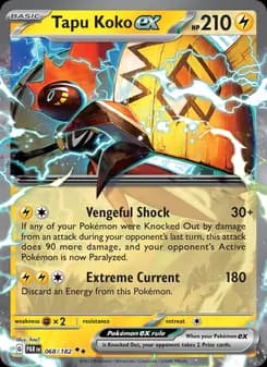 Tapu Koko ex — Paradox Rift — Double rare