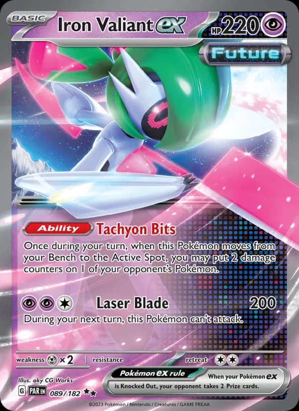 Iron Valiant ex — Paradox Rift, Double rare