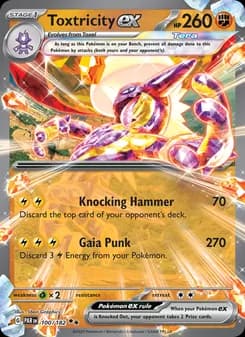 Toxtricity ex — Paradox Rift — Double rare