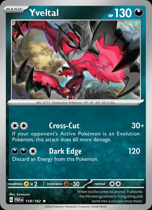 Yveltal — Paradox Rift, Rare