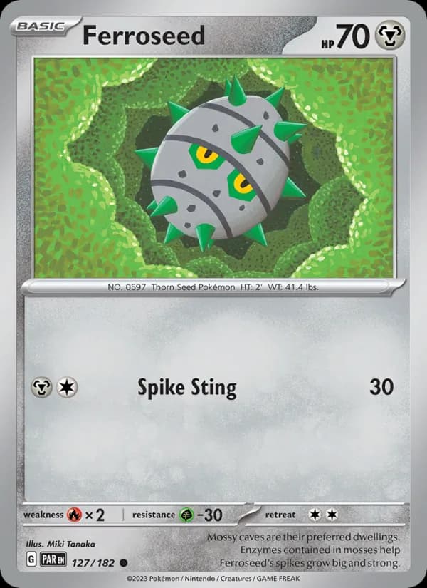 Ferroseed — Paradox Rift, Common