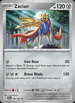 Zacian — Paradox Rift — Rare