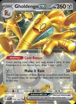 Gholdengo ex — Paradox Rift — Double rare
