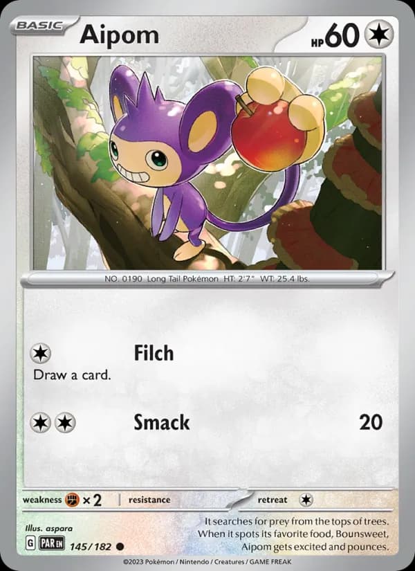 Aipom — Paradox Rift, Common