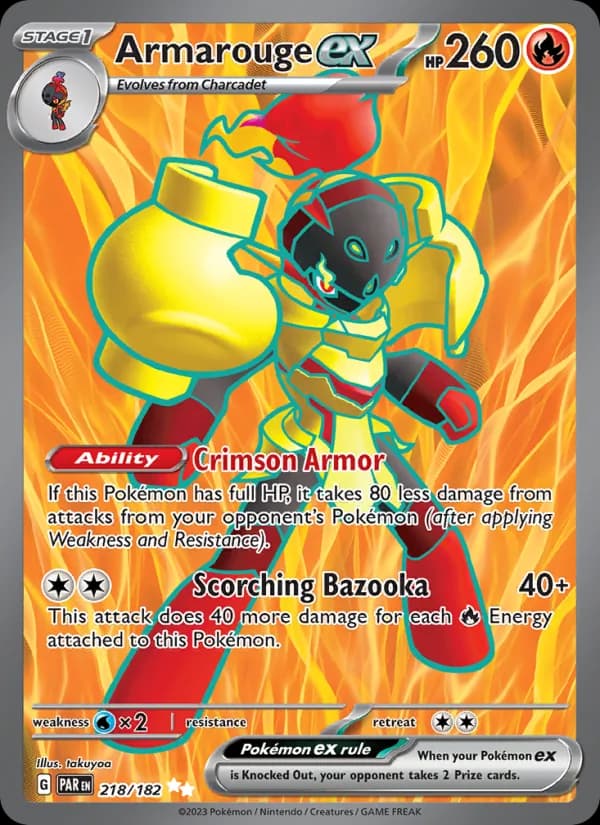 Armarouge ex — Paradox Rift, Ultra Rare