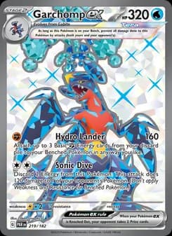 Garchomp ex — Paradox Rift — Ultra Rare