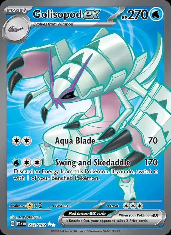 Golisopod ex — Paradox Rift, Ultra Rare