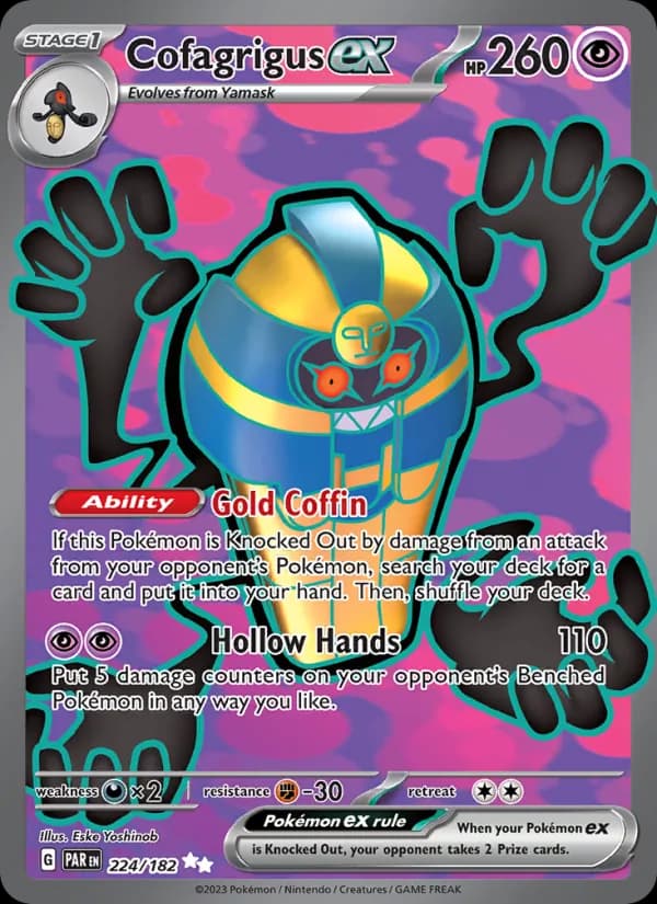 Cofagrigus ex — Paradox Rift, Ultra Rare