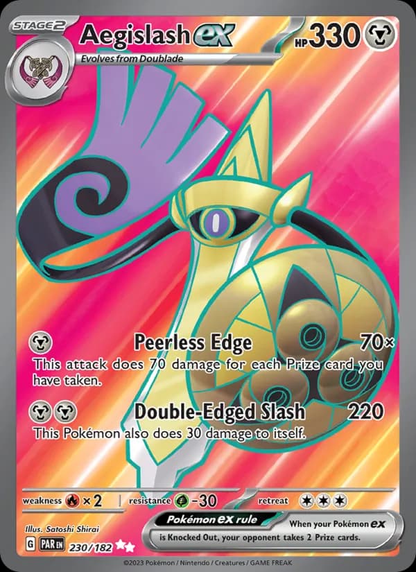 Aegislash ex — Paradox Rift, Ultra Rare