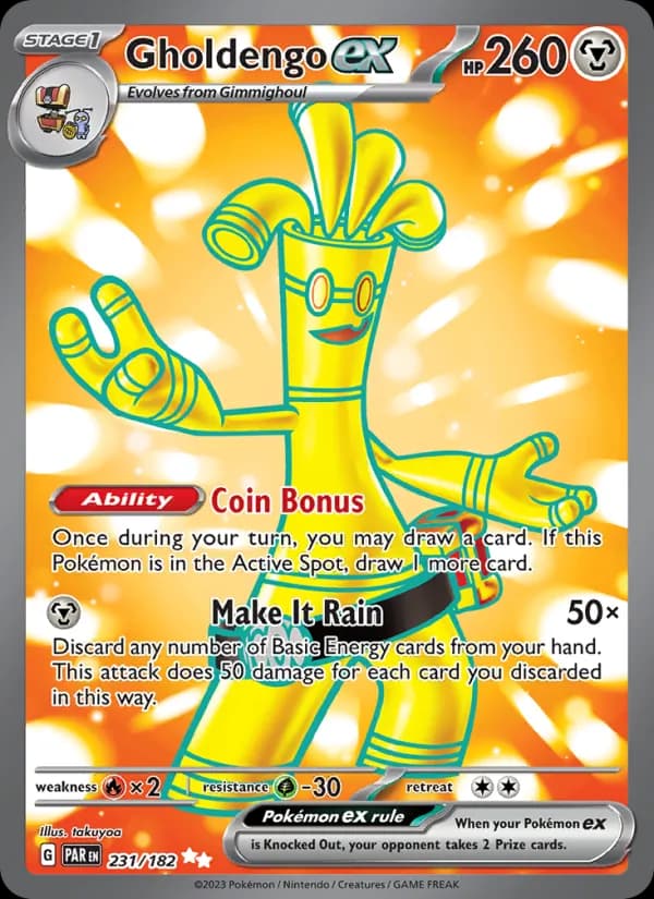 Gholdengo ex — Paradox Rift, Ultra Rare