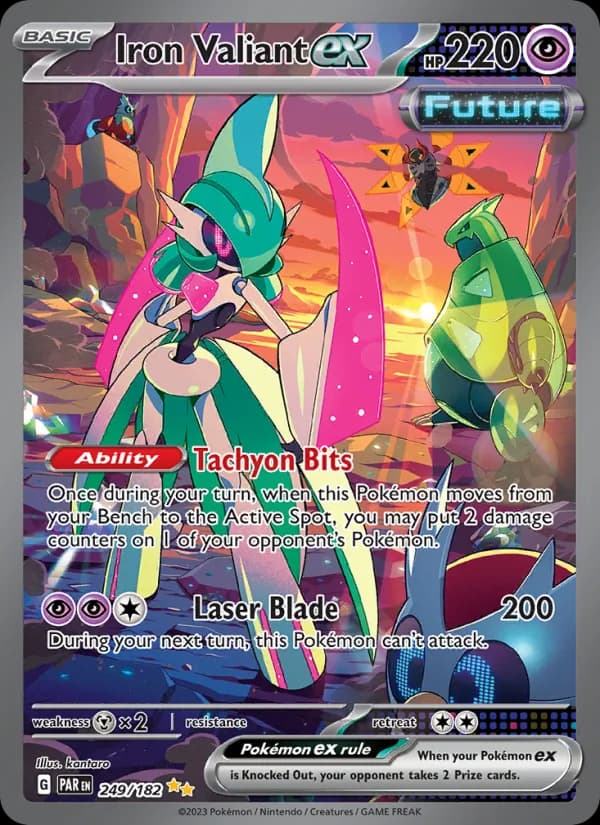 Iron Valiant ex — Paradox Rift, Special illustration rare