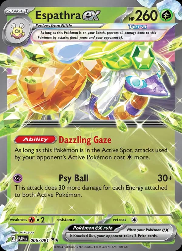 Espathra ex — Paldean Fates, Double rare
