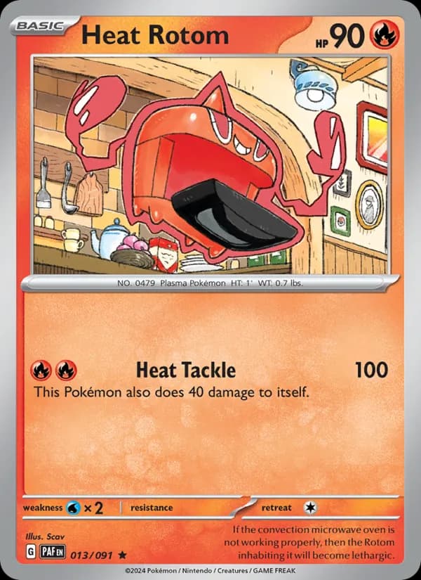 Heat Rotom — Paldean Fates, Rare