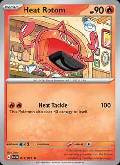 Heat Rotom — Paldean Fates — Rare