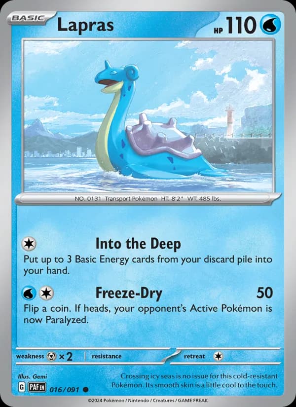 Lapras — Paldean Fates, Common
