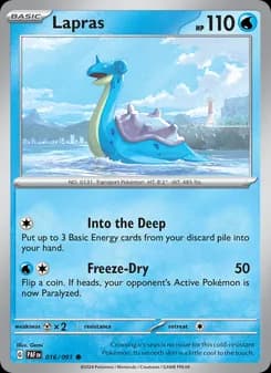 Lapras — Paldean Fates — Common