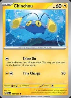 Chinchou — Paldean Fates — Common