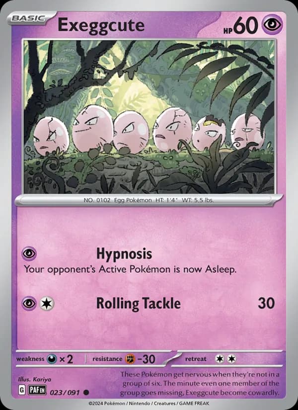 Exeggcute — Paldean Fates, Common