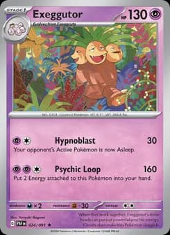Exeggutor — Paldean Fates — Rare