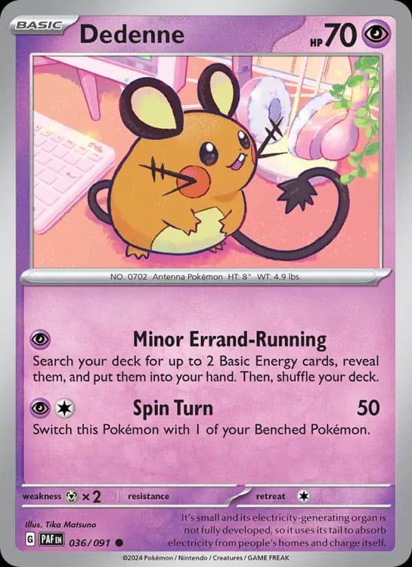 Dedenne — Paldean Fates, Common