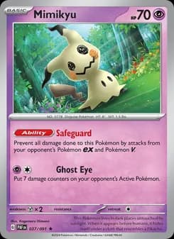Mimikyu — Paldean Fates — Rare