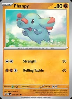 Phanpy — Paldean Fates — Common