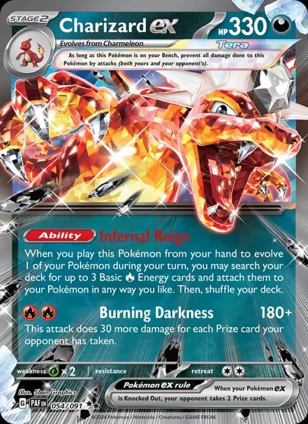 Charizard ex — Paldean Fates, Double rare