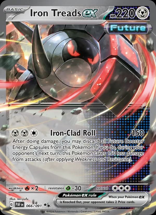 Iron Treads ex — Paldean Fates, Double rare