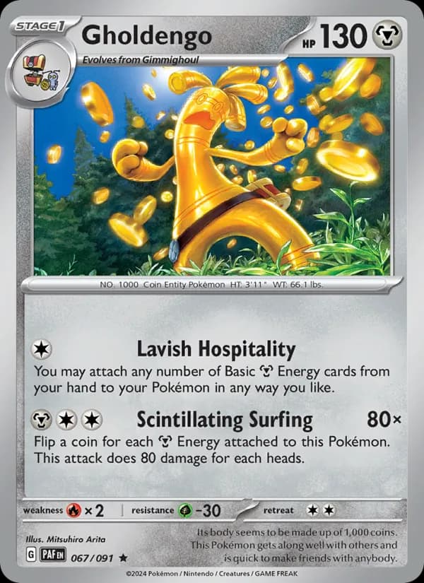 Gholdengo — Paldean Fates, Rare