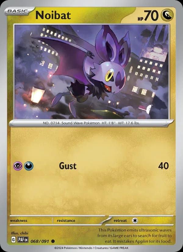 Noibat — Paldean Fates, Common