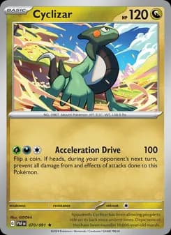Cyclizar — Paldean Fates — Rare