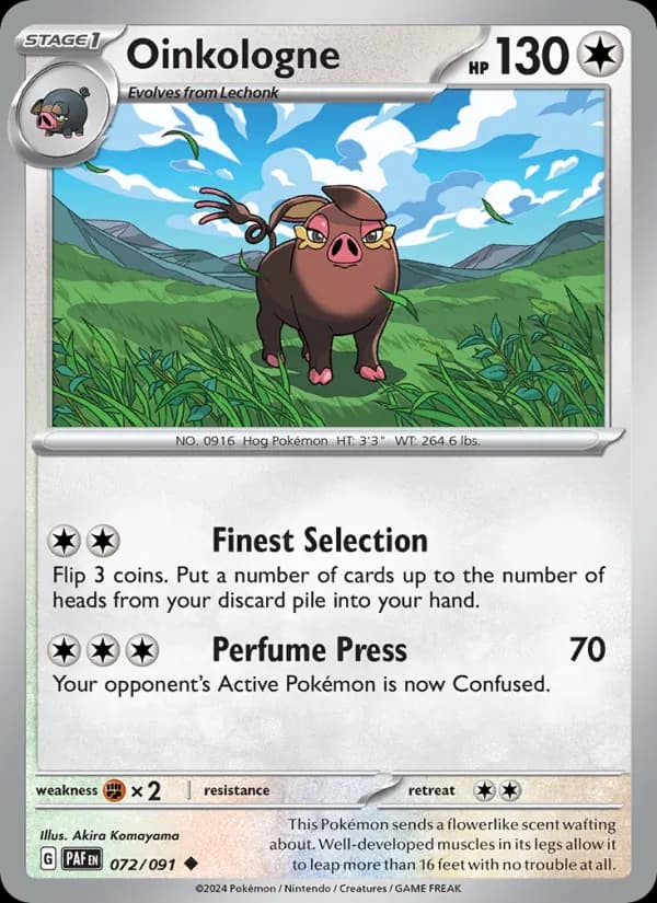 Oinkologne — Paldean Fates, Uncommon