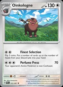 Oinkologne — Paldean Fates — Uncommon