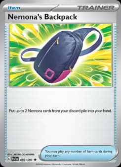 Nemona's Backpack — Paldean Fates — Uncommon