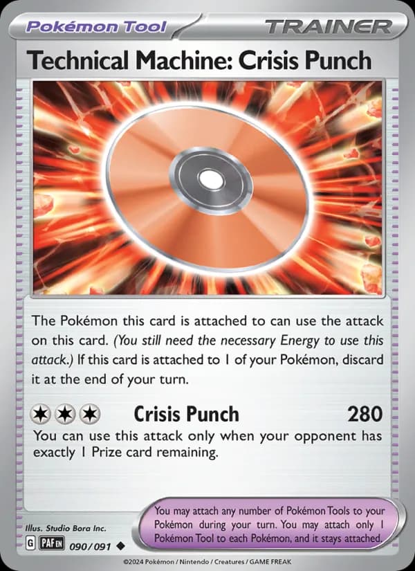 Technical Machine: Crisis Punch — Paldean Fates, Uncommon