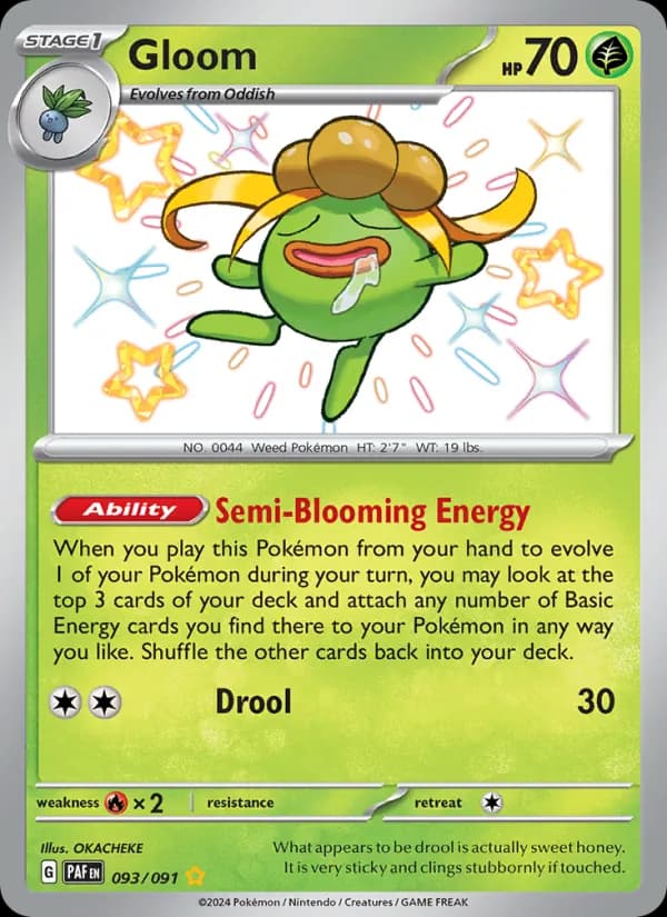 Gloom — Paldean Fates, Shiny rare
