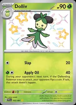 Dolliv — Paldean Fates — Shiny rare