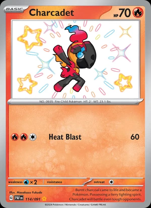 Charcadet — Paldean Fates, Shiny rare