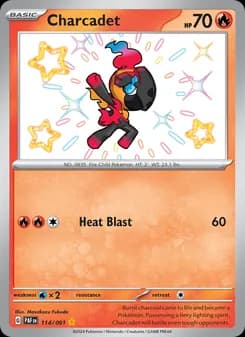 Charcadet — Paldean Fates — Shiny rare
